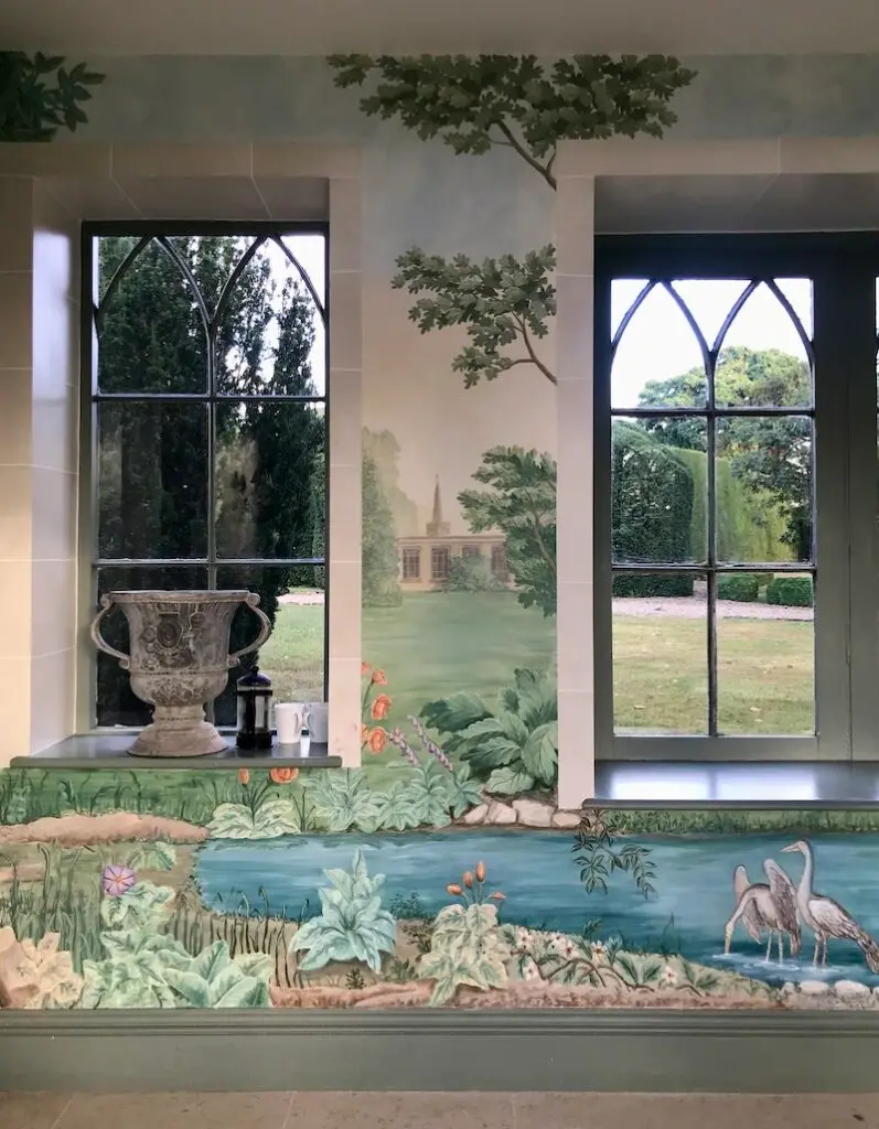 Manor house mural