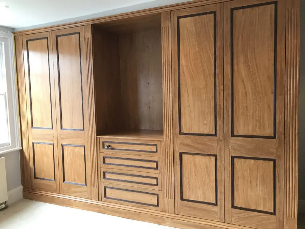 wood graining wardrobes