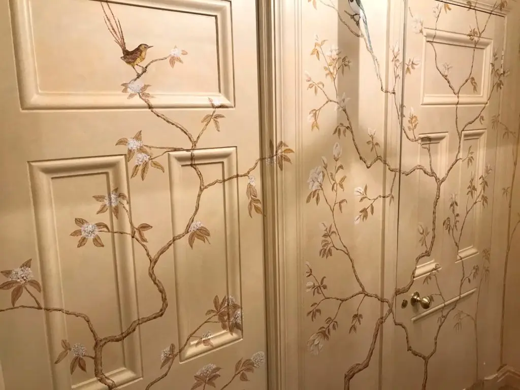 decorative chinoiserie mural