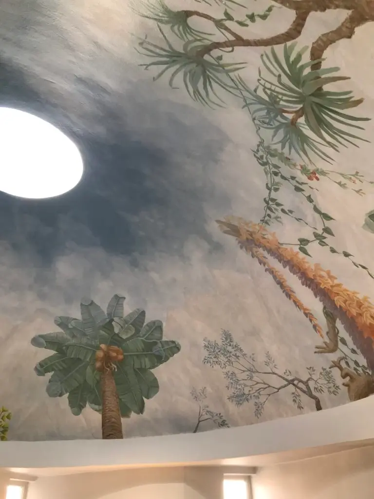 Atrium mural detail