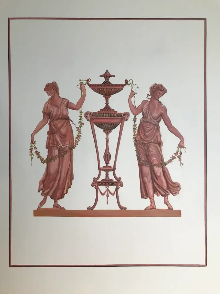 Etruscan fresco