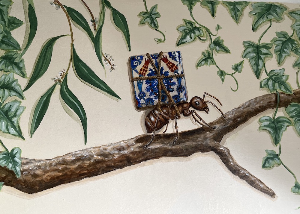 Ant in mural